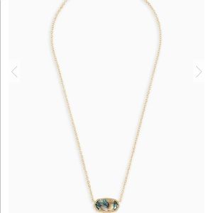 Kendra Scott Elisa Gold Pendant Necklace - Abalone